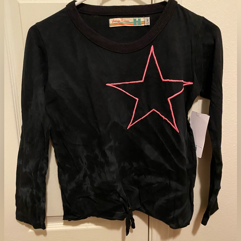 Girls Vintage Havana Long Sleeve Shirt
